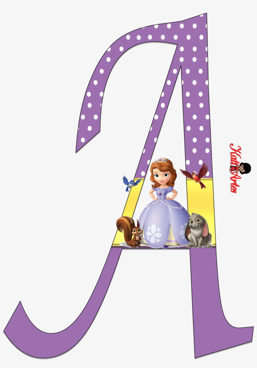 Superhero Alphabet, Purple Princess Party, Princesa - Sofia The First Alphabet Letters, transparent png #5177023