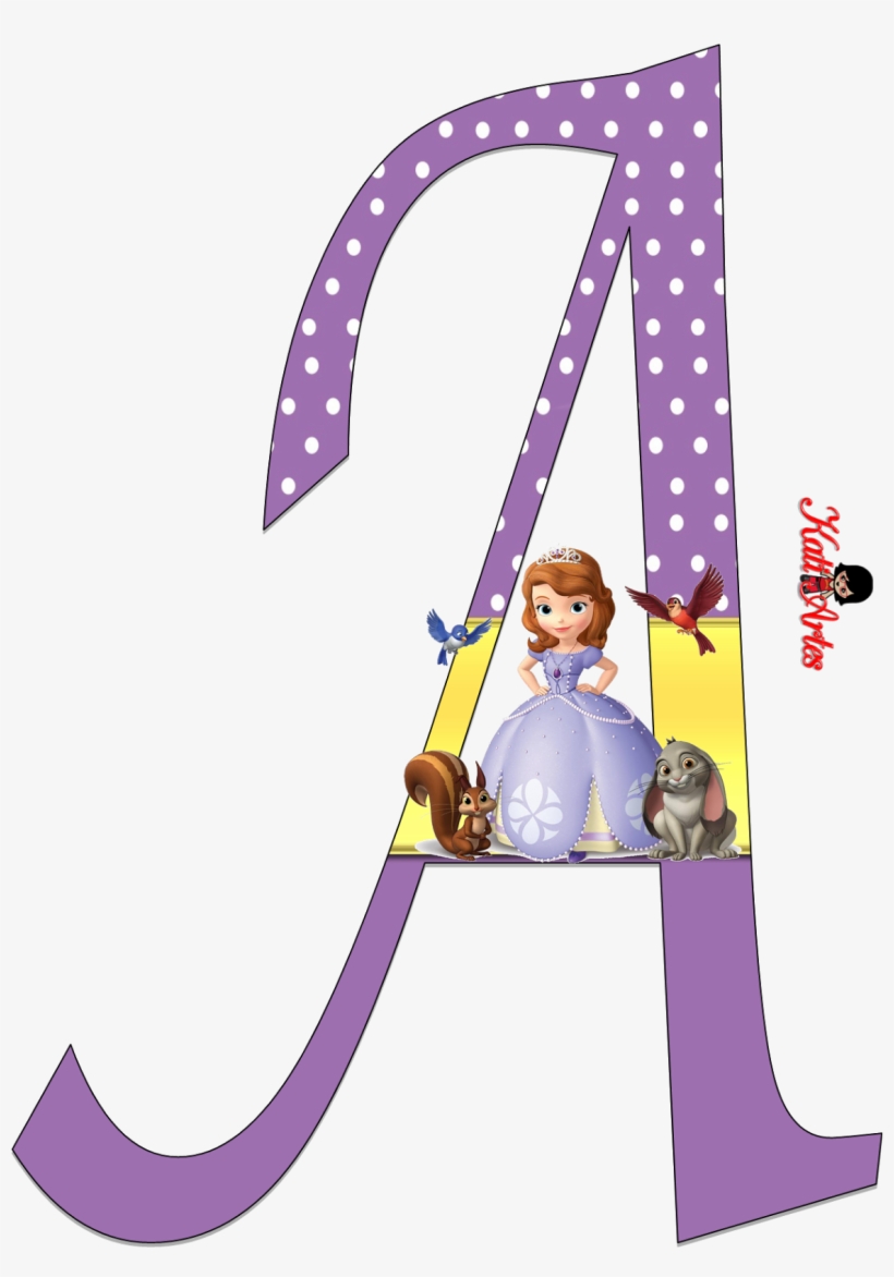 Superhero Alphabet, Purple Princess Party, Princesa - Sofia The First Alphabet  Letters - Free Transparent PNG Download - PNGkey