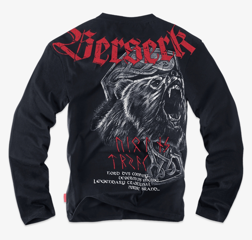 Berserk Long Sleeve Shirt M / Black - Long-sleeved T-shirt, transparent png #5177361