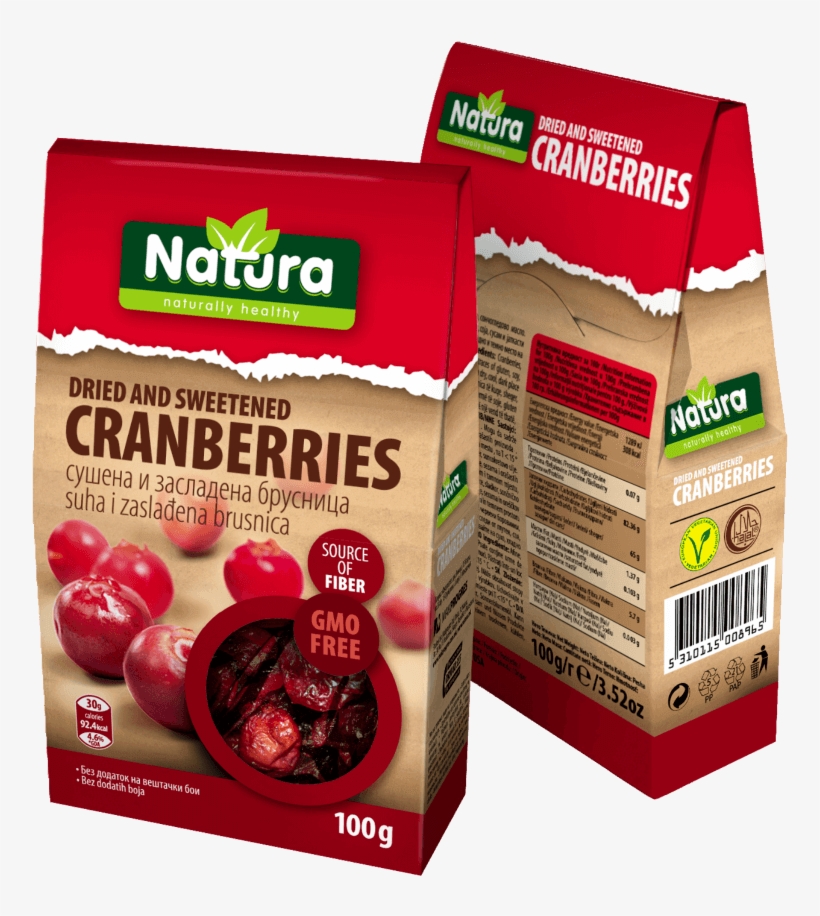 Dried And Sweetened Cranberries - Natura Muesli, Cranberry - 10.58 Oz, transparent png #5177461