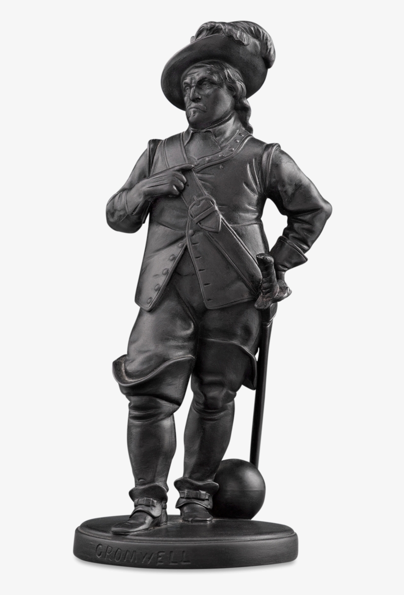 Wedgwood Black Basalt Statue Of Oliver Cromwell - Statue Of Oliver Cromwell, Westminster, transparent png #5177566
