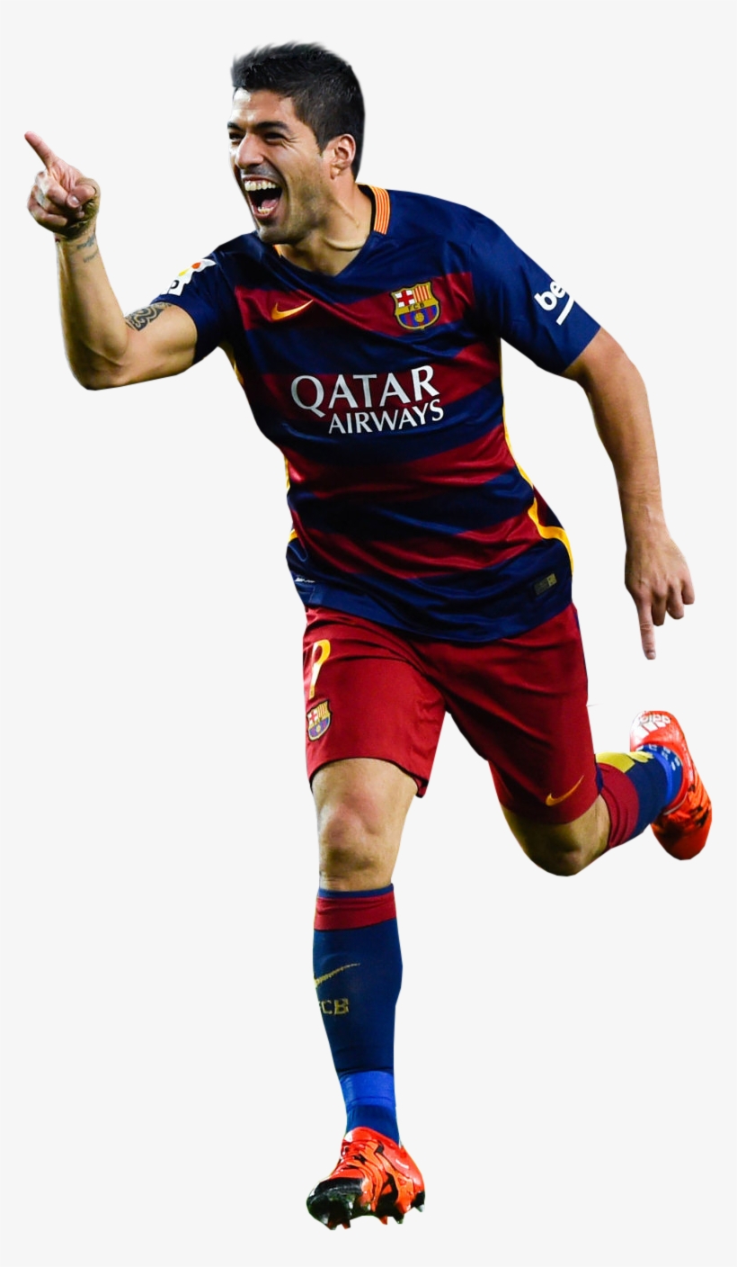 Luis Suarez Render - Luis Suarez 2016 Render, transparent png #5177726
