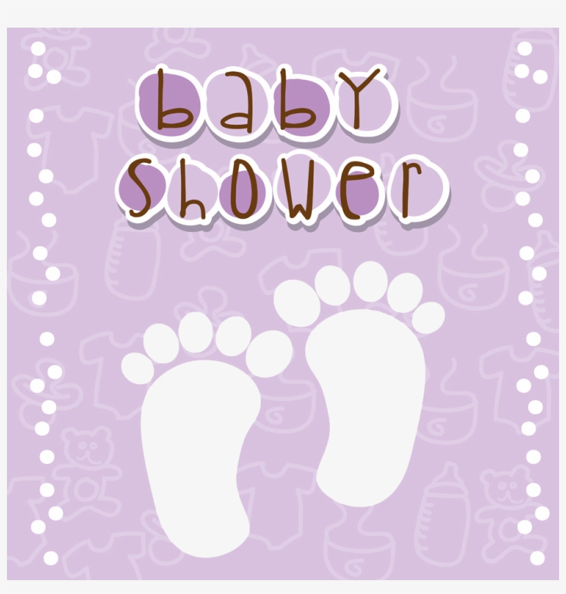 First Communion Illustration Clip - Purple Baby Feet, transparent png #5178009