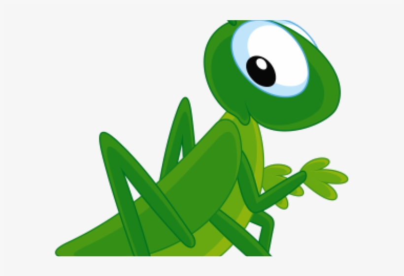 Grasshopper Clipart Grasshopper Insect - Grillos Animados, transparent png #5178295