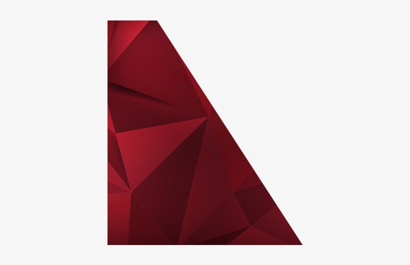 Imagen - Polygon Red Banner Transparent, transparent png #5178766