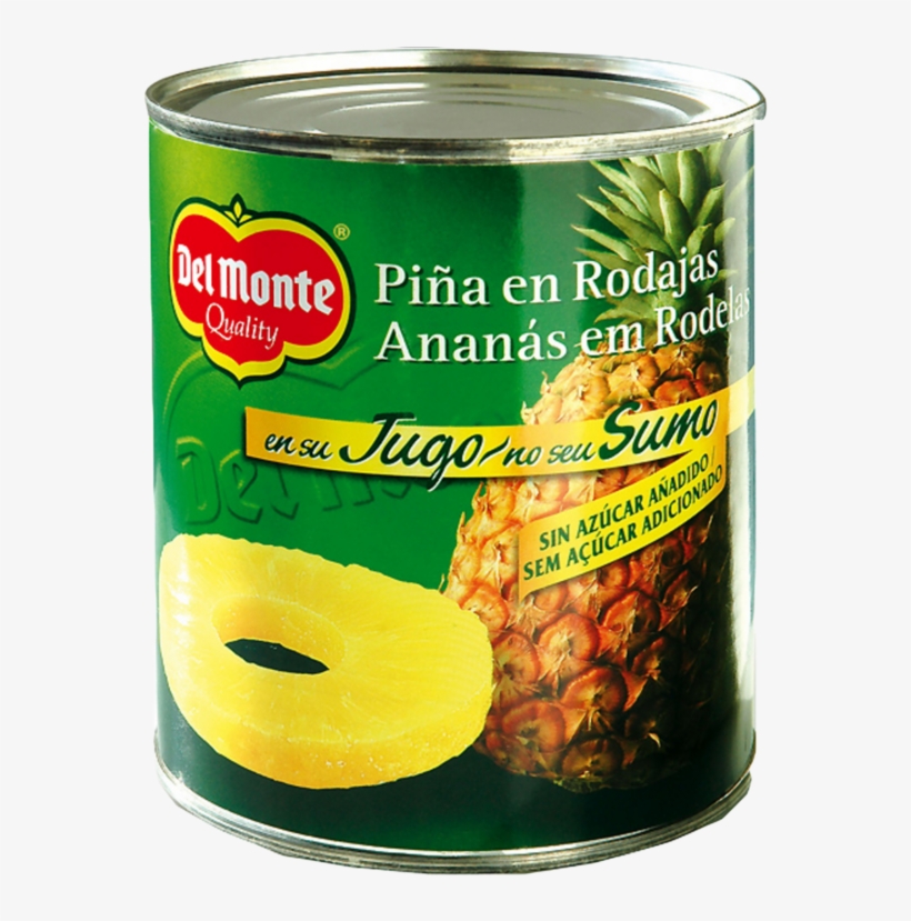 Del Monte Pineapple Slices In Own Juice Can 235 G - Pineapple, transparent png #5179399