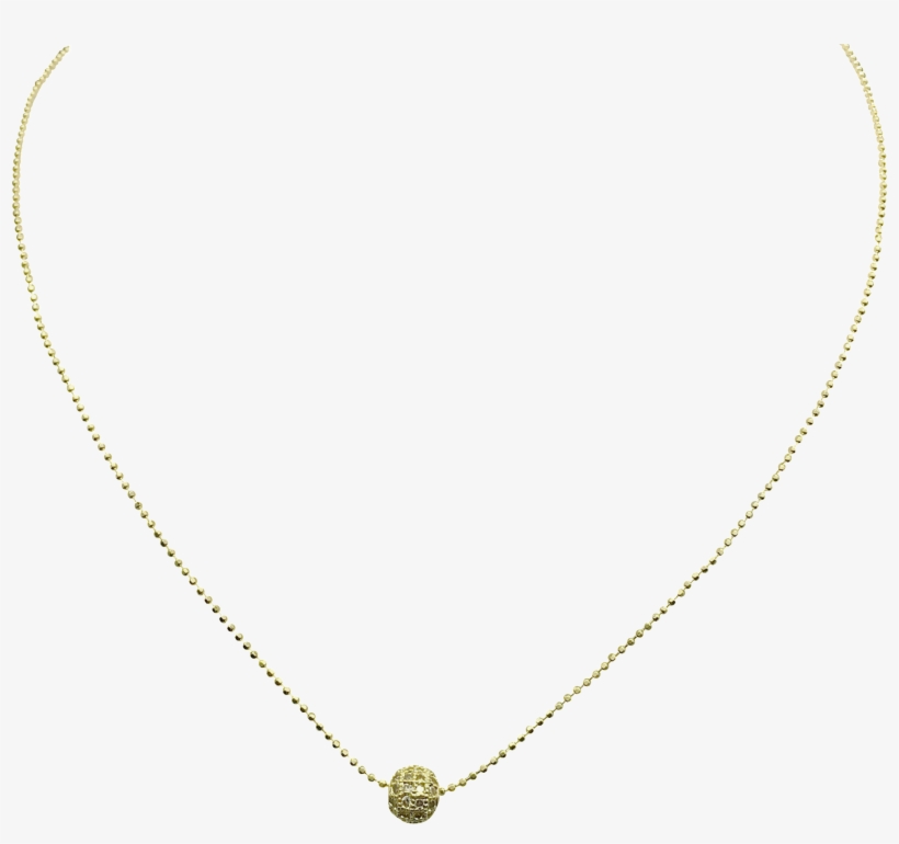 Disco Gold - Necklace, transparent png #5179517