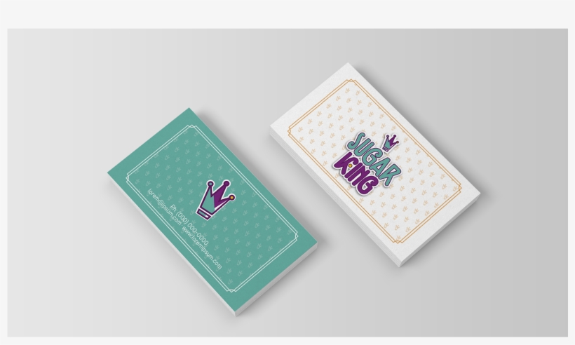Sugar King Branding - Tarjetas Tienda De Ropa, transparent png #5179700