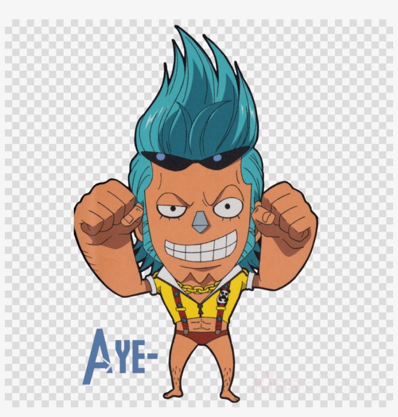 Franky Clipart Franky Monkey D - Chibi Franky, transparent png #5180591