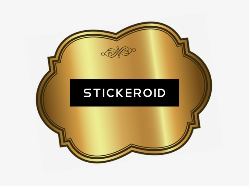 Large Golden Banner - Portable Network Graphics, transparent png #5181969