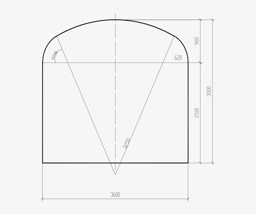 Cross-section Of Mining Tunnel - Diagram, transparent png #5182154