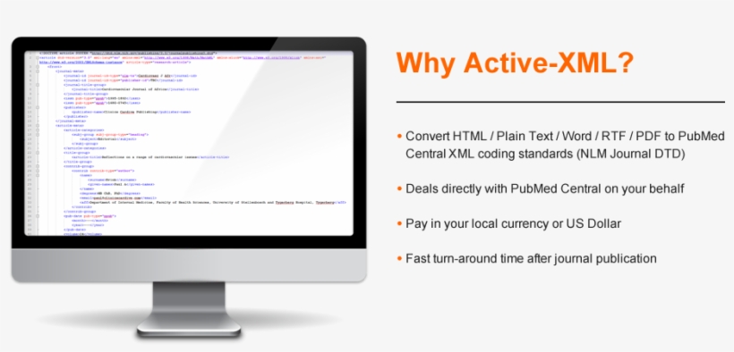 Xml Coding For Pubmed Central - Xml, transparent png #5182662