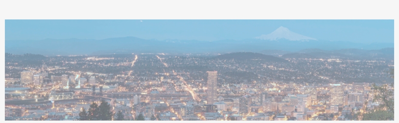 Dr Alan Teo - Poster: Diro's Beautiful Night Vista Of Portland, Oregon,, transparent png #5182824