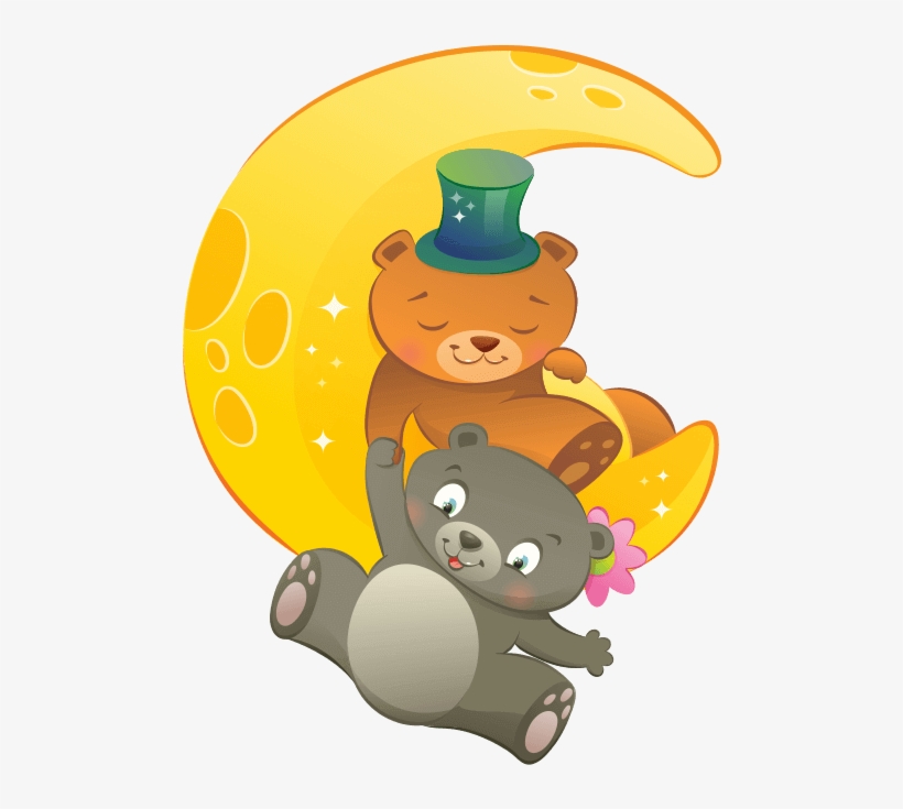 Bears On The Moon - Orsetti Png, transparent png #5183083