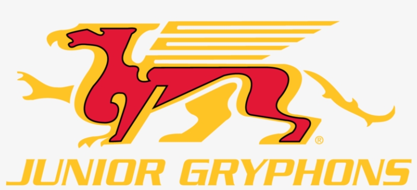 Jrgryphon Horizontal Logo Gold - Guelph Gryphons Hockey Logo, transparent png #5184034