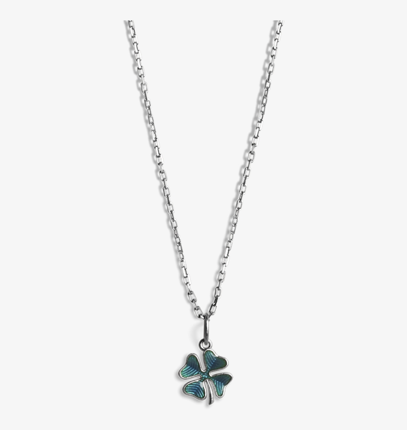 Four-leaf Clover Pendant With Enamel - Pendant, transparent png #5184664