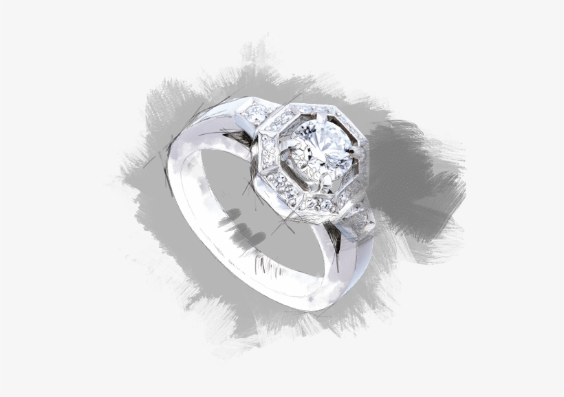 Copyright ©2018 Filigree Fine Jewels - Engagement Ring, transparent png #5184731