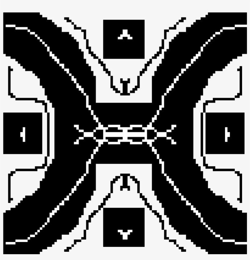 Image Black And White Library Anonymous Drawing Cool - Cross, transparent png #5184781