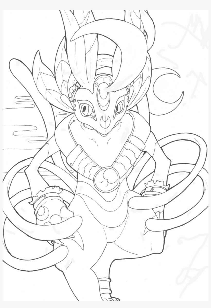 I Love Digimon Lekismon Is Neat Af Follow For More - Line Art, transparent png #5184973