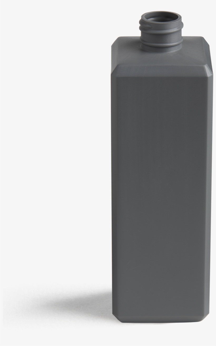 12 Oz Beveled Square - Glass Bottle, transparent png #5185247