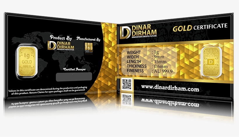 1 Gram Gold Bar - Graphic Design, transparent png #5185346
