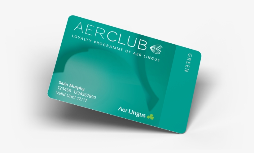 Green Tier Members Do Not Receive A Physical Membership - Aer Lingus Boarding Pass Diagram, transparent png #5185385