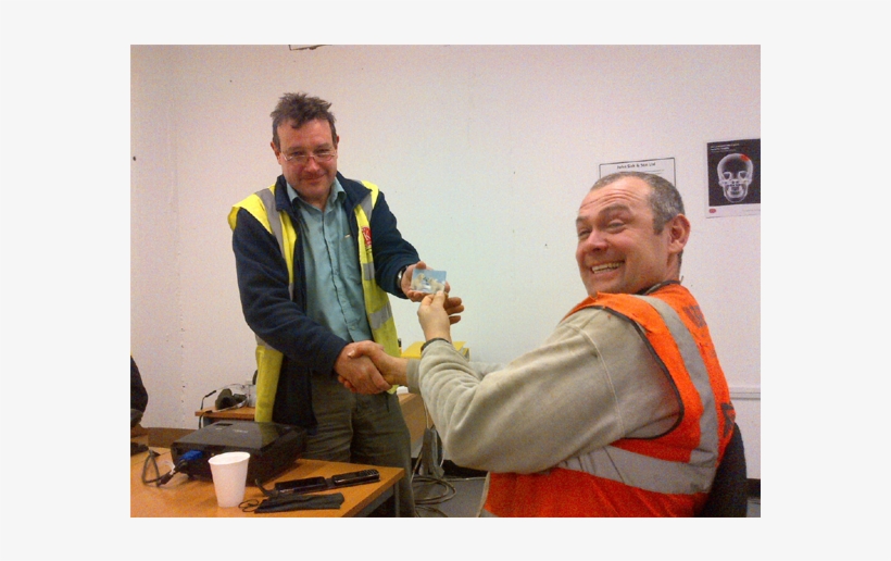 Brogan Group Presented With Green Card Award From John - Senior Citizen, transparent png #5185476