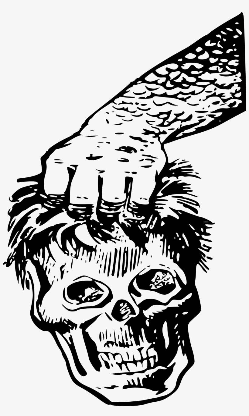 This Free Icons Png Design Of Skull And Hand, transparent png #5185938