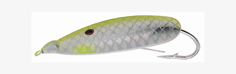 Johnson Minnow - Johnson Silver Minnow 1/2 Oz Chartreuse Flash, transparent png #5186374