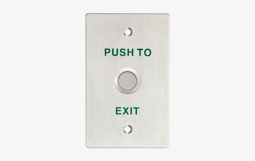 Exit Button With Led - Uhppote Piezoelectric Push Release Out Unlock Exit, transparent png #5186998