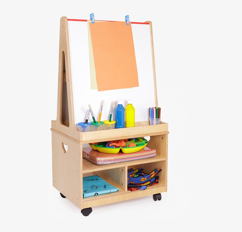 Easel With Storage - Education, transparent png #5187908
