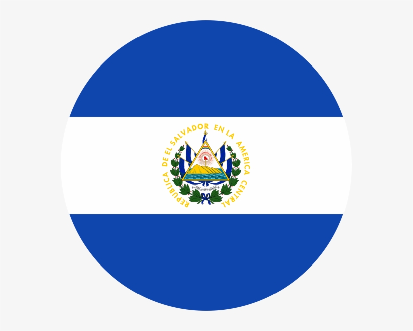 Bandera El Salvador - El Salvador Flag Png, transparent png #5188377