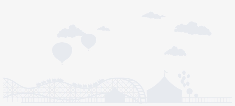 Offers, News And Insider Tips - Rollercoaster Background, transparent png #5188836