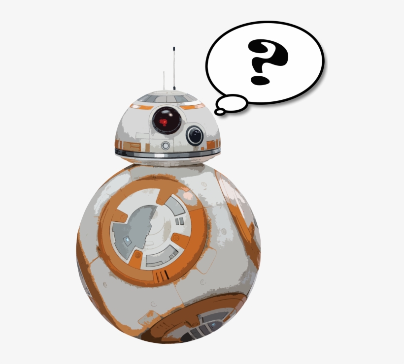 Bb8 Cartoon Effect - Star Wars Bb8 Hi Res, transparent png #5189190