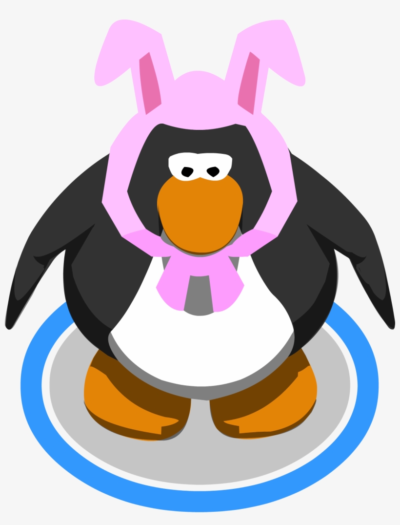 Pink Bunny Ears 2 - Club Penguin Vuvuzela, transparent png #5191150