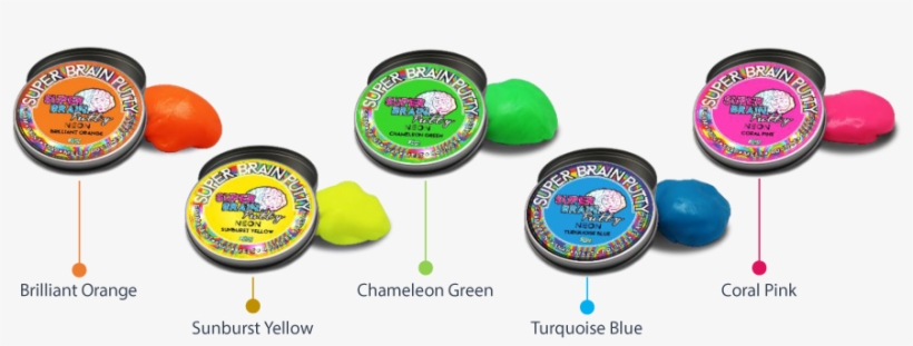 Super Brain Putty 20g Mini Tins - Super Brain Putty Metallic, transparent png #5191204