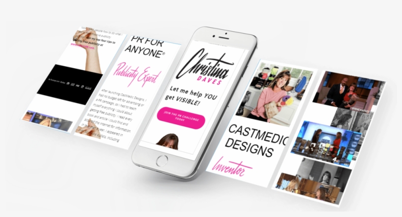 Client Website Portfolio Gallery - Mobile Phone, transparent png #5191642