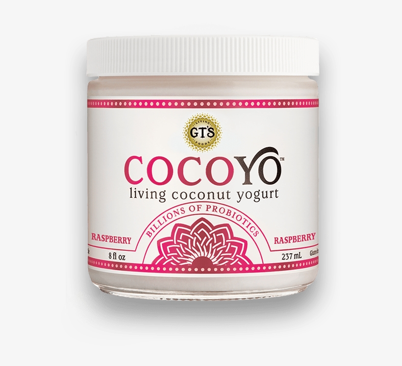 Cocoyo Raspberry - Gt's Cocoyo Living Coconut Yogurt, transparent png #5192541