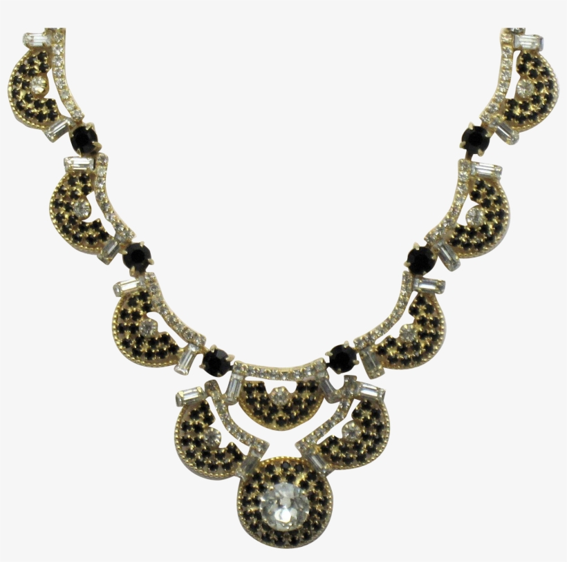 Clip Free Library Classy Hobe Black Rhinestone - Clear Rhinestone Choker, transparent png #5193924