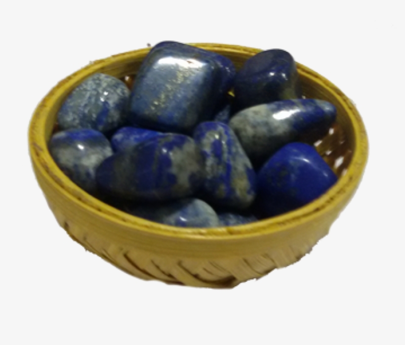 Lapis Lazuli Pebbles In Basket - Rock, transparent png #5194139