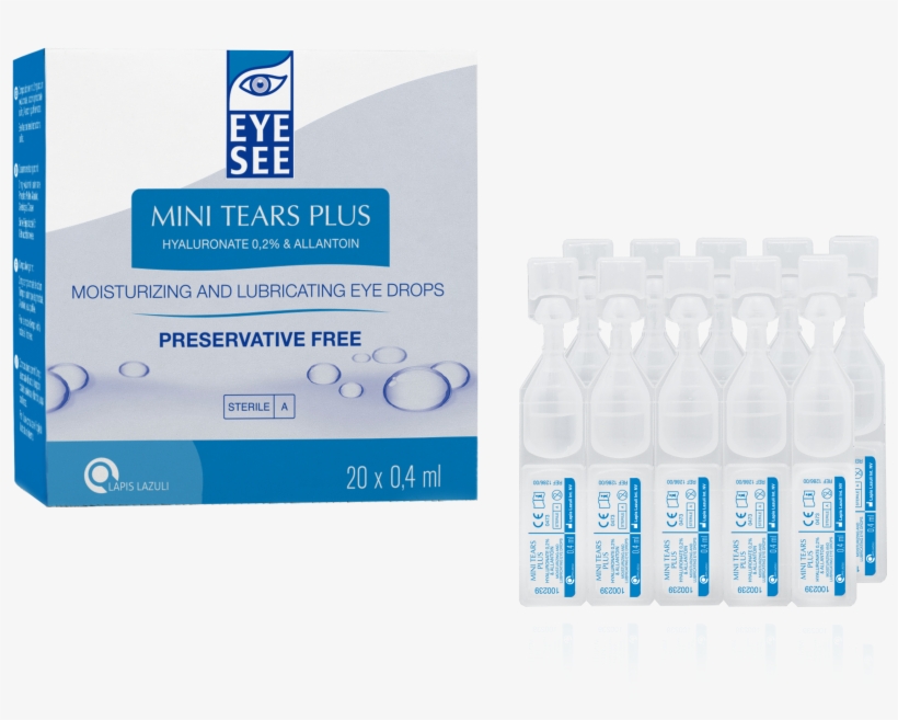 Eye See Mini Tears Plus 20 X 0,4 Ml - Eye See Mini Tears, transparent png #5194508