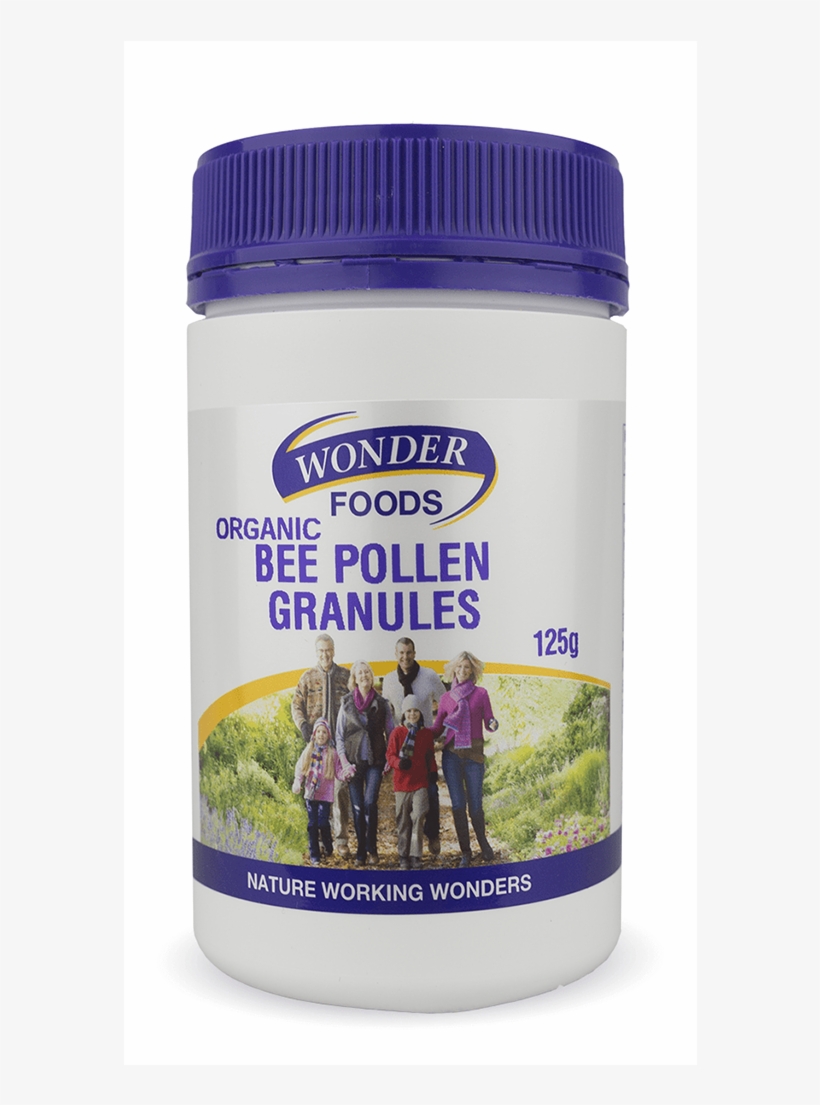 Bee Pollen Granules - Wonderfoods Organic Inulin - Prebiotic Fibre, transparent png #5194641