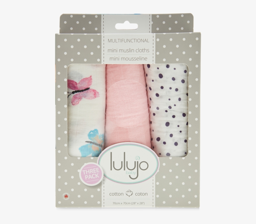 Pink Butterfly Muslin Receiving Blanket Set - Pink Butterfly Muslin Blankets, transparent png #5194938