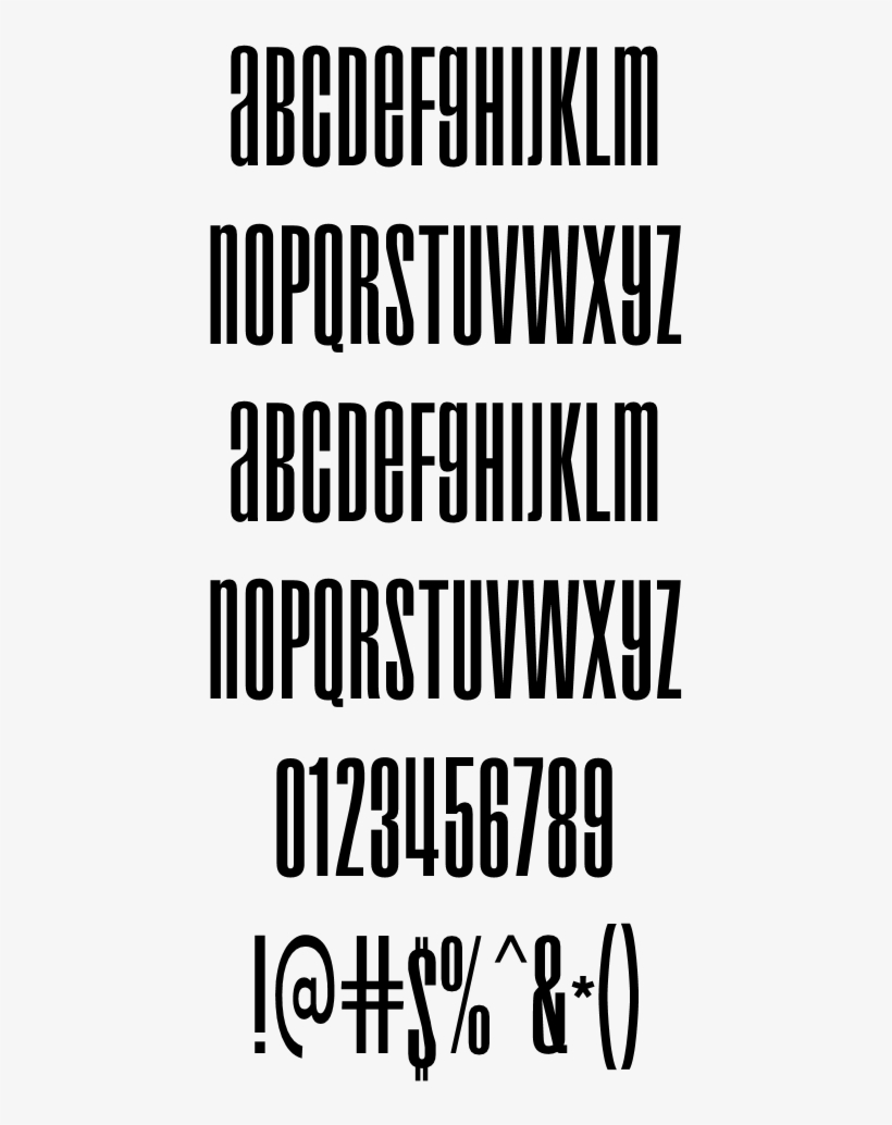 Sans Serif Droid Example - Robotic Fonts, transparent png #5195245