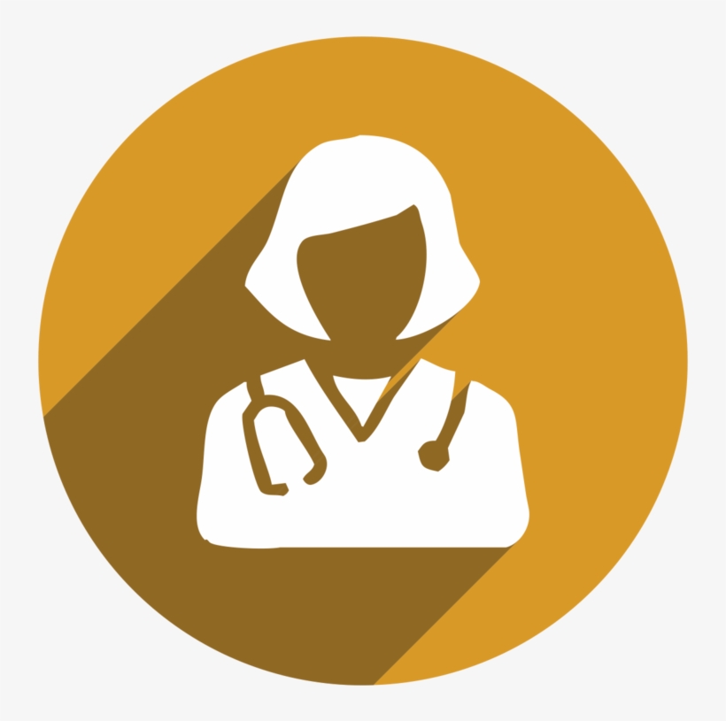 Female Doctor Icon - Illustration, transparent png #5196525