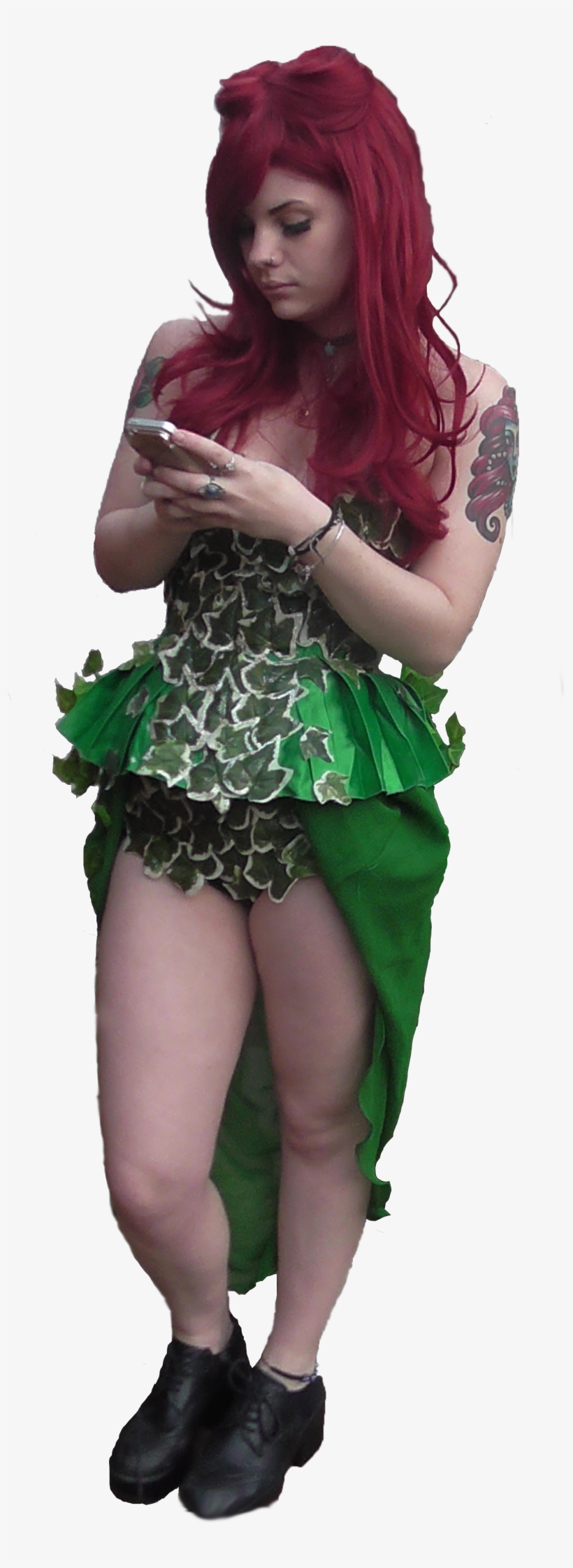 Poison Ivy Cut Out Body - Halloween Costume, transparent png #5197653