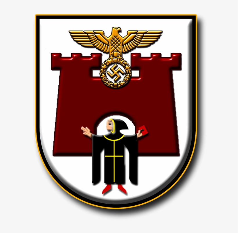 Copyright Peter Crawford 2013 Deuche Heraldic 1939-1945 - Munich (blk).png Shower Curtain, transparent png #5197657