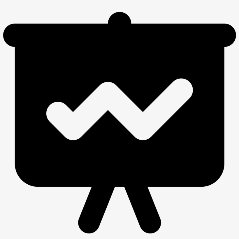 This Logo Is Rectangular, With A Line Chart And Statistics - Statistics, transparent png #5197897