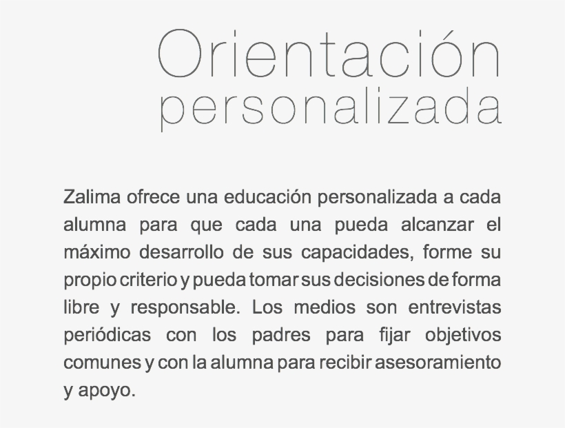 Orientación Personalizada Zalima Ofrece Una Educación - Education, transparent png #5198234