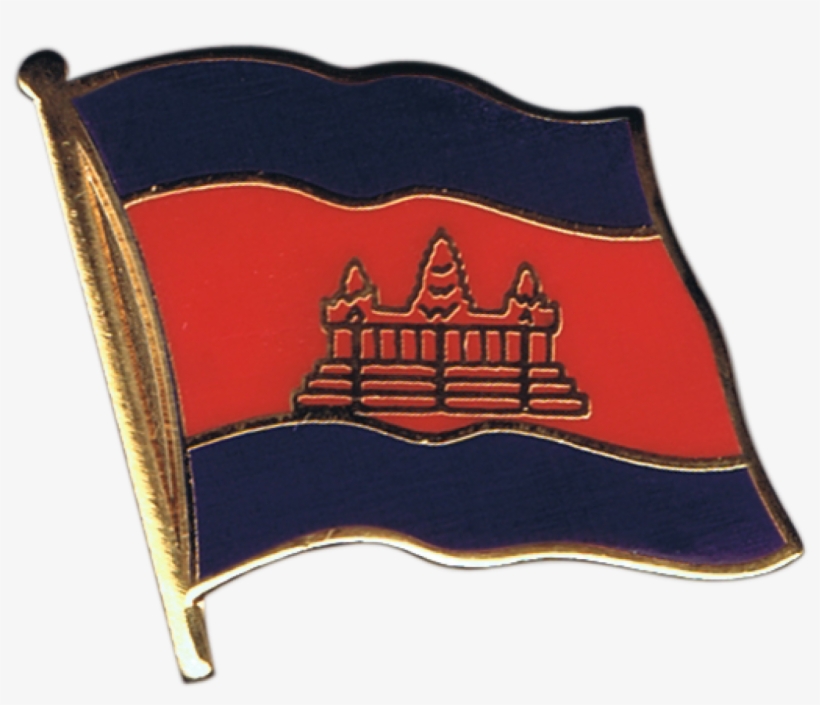 Cambodia Flag Pin, Badge - Indian Flag Pin, transparent png #5198557